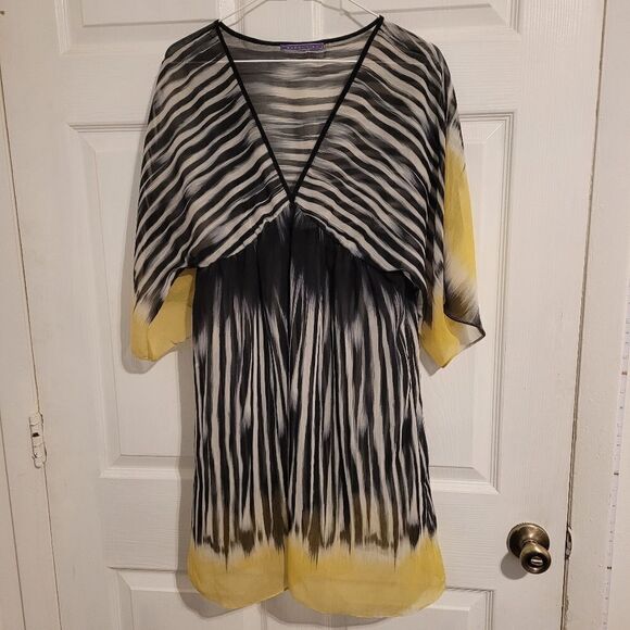 Sugar lips zebra striped cover up - Picture 1 of 4